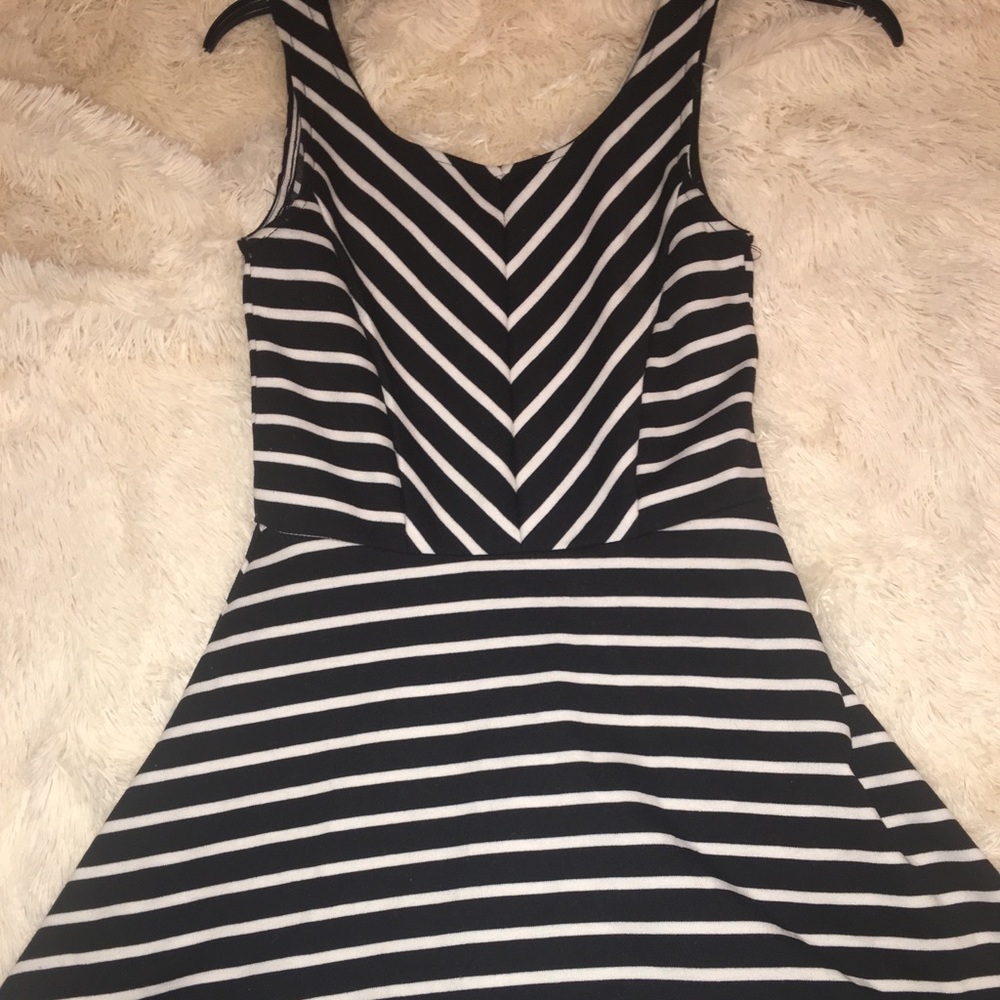 Striped Skater Dress